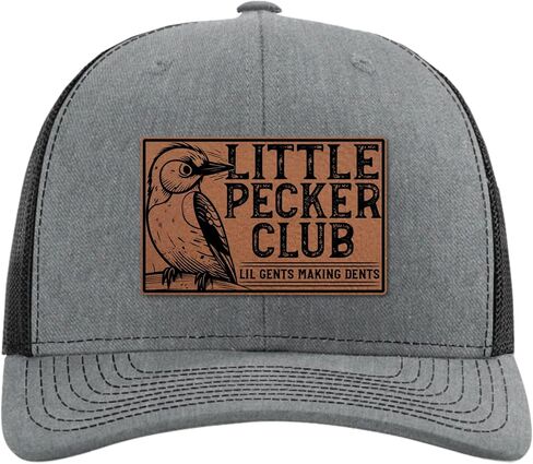 Little Pecker Club Hat - Lil Gents Making Dents - Funny Trucker Hats - White Elephant Gifts for Adults Funny - Birthday for Men Husband - Blue Collar Gifts - Richardson 112 Trucker Hat in Saudi Arabia