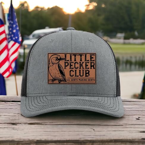 Little Pecker Club Hat - Lil Gents Making Dents - Funny Trucker Hats - White Elephant Gifts for Adults Funny - Birthday for Men Husband - Blue Collar Gifts - Richardson 112 Trucker Hat in Saudi Arabia