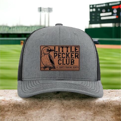 Little Pecker Club Hat - Lil Gents Making Dents - Funny Trucker Hats - White Elephant Gifts for Adults Funny - Birthday for Men Husband - Blue Collar Gifts - Richardson 112 Trucker Hat in Saudi Arabia