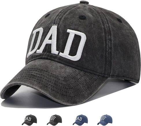 DAD Embroidery Hat, Worlds Best DAD Baseball Cap, Fits OSFM & XXL Head, Birthday and Festival Gifts for Father Husband Daddy in Saudi Arabia