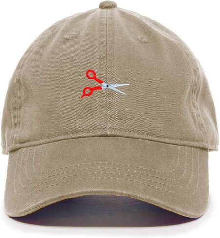 Tech Design Scissor Baseball Cap Embroidered Cotton Adjustable Dad Hat in Kuwait