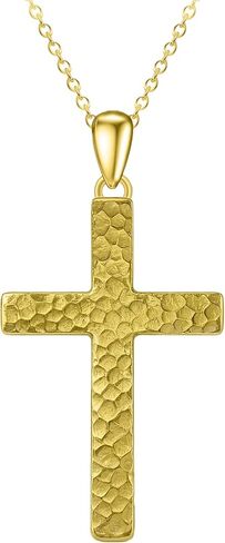 Christian Gift 14k Gold Cross Necklace for Women Gold Cross Pendant Necklaces Religious Faith Jewelry for Her Birthday Christmas Mothers Day Gifts for Mom Wife Girlfriend in Kuwait