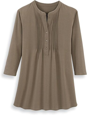 SAGEFINDS Everyday Pintuck Knit Tunic in Kuwait