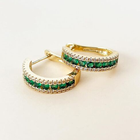 Elegant Women's U-Shaped Earrings, Stylish Jewelry for Banquet Party, Gift in Kuwait