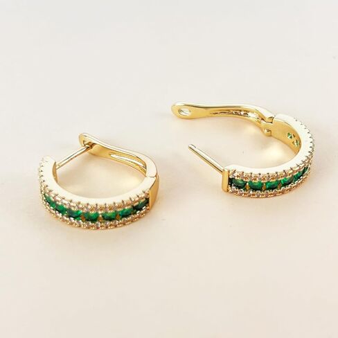 Elegant Women's U-Shaped Earrings, Stylish Jewelry for Banquet Party, Gift in Kuwait