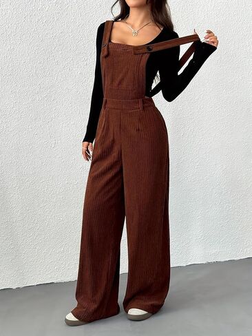 Jumpsuits for Women Formal Sexy Elegant Long Straight Pants Busineess Party Jumpsuit in Kuwait