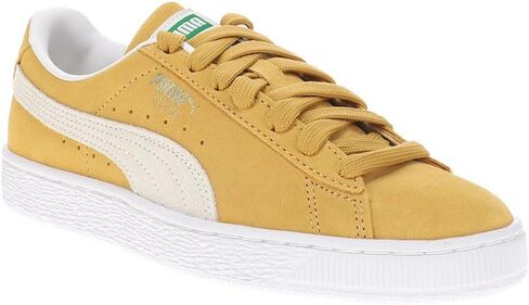 حذاء رياضي نسائي من PUMA مصنوع من الجلد السويدي الكلاسيكي Xxi بأربطة كاجوال in Kuwait