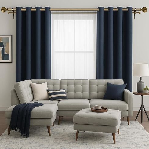 Brass Double Curtain Rods, Heavy Duty Decorative Drapery Rod 36-72 Inches, Telescoping Drapery Rod with Twisted Cage Finials in Saudi Arabia