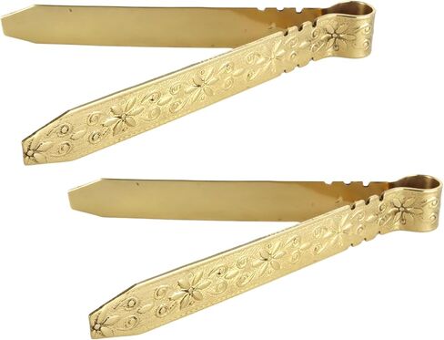 Needzo Brass Incense Burner Tongs, Durable Catholic Ritual Tool, Church Supplies, 5 Inches in Kuwait