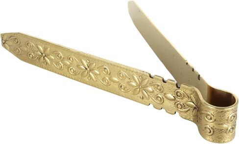 Needzo Brass Incense Burner Tongs, Durable Catholic Ritual Tool, Church Supplies, 5 Inches in Kuwait