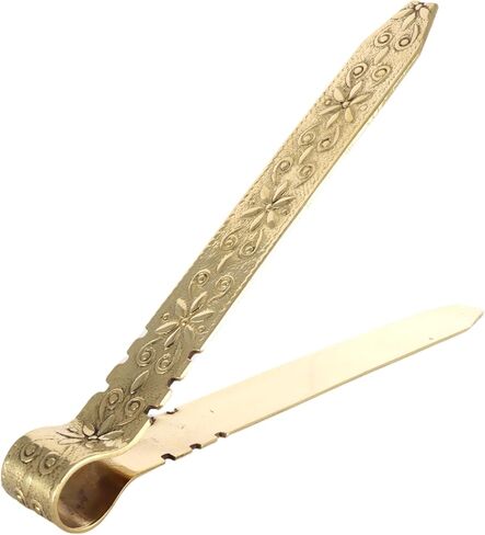 Needzo Brass Incense Burner Tongs, Durable Catholic Ritual Tool, Church Supplies, 5 Inches in Kuwait