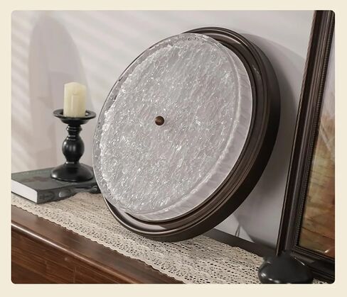 Retro Round Glass Ceiling Lamp Led Home Decoration Ceiling Light for Bedroom Living Room Classic Light Fixture,luminaire in Saudi Arabia