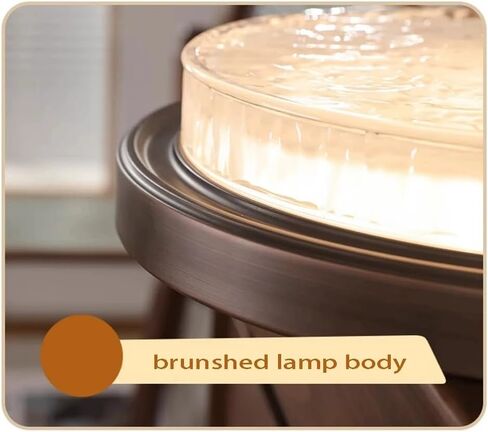 Retro Round Glass Ceiling Lamp Led Home Decoration Ceiling Light for Bedroom Living Room Classic Light Fixture,luminaire in Saudi Arabia