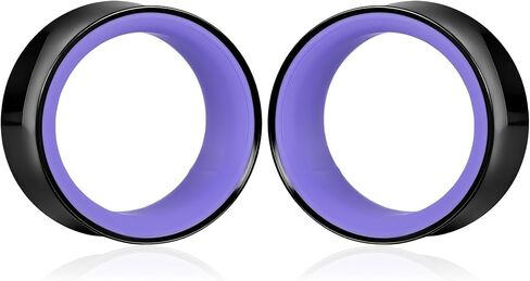 DOEARKO 2Pcs Ear Gauges Hollow 316L Stainless Steel Double Flared Ear Plugs Tunnels Stretcher Body Piercing Earring Jewelry for Women Men 2G(6mm)-1"(25mm) in Saudi Arabia