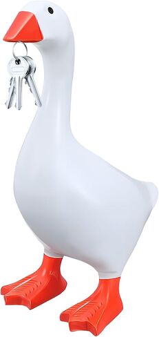 Novabright Desk Goose 7 Inch Mini Porch Goose Statue Funny Magnetic Key Holder Desktop Figurine for Office Display Bookshelf Housewarming Gifts for New Home Room Decor Aesthetic in Saudi Arabia