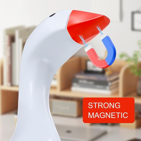Novabright Desk Goose 7 Inch Mini Porch Goose Statue Funny Magnetic Key Holder Desktop Figurine for Office Display Bookshelf Housewarming Gifts for New Home Room Decor Aesthetic in Saudi Arabia