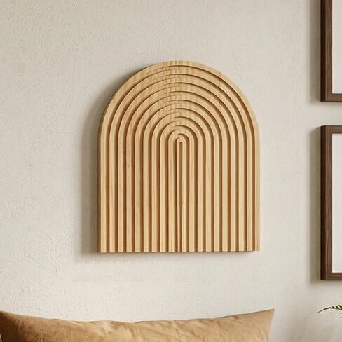 MASHDE Boho Wall Decor, 10 x 12 In Wooden Farmhouse Decor Nature Wall Art for Living Room Bathroom Bedroom Dining Room Office in Saudi Arabia