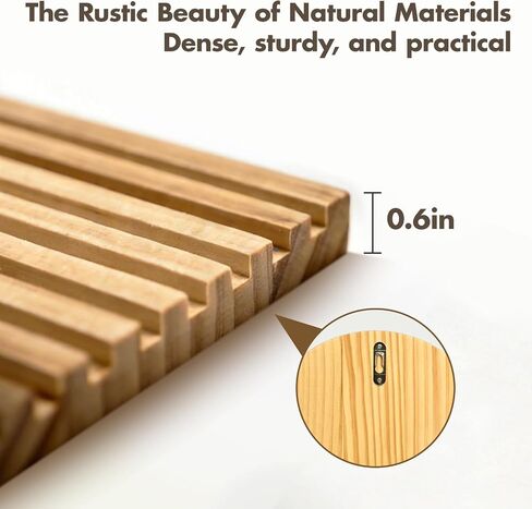 MASHDE Boho Wall Decor, 10 x 12 In Wooden Farmhouse Decor Nature Wall Art for Living Room Bathroom Bedroom Dining Room Office in Saudi Arabia