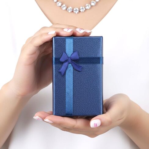 72PCS Jewelry Gift Boxes Bulk Jewelry Box with Bow for Ring Necklaces Pendant Earring Bracelet, Assorted Colors Cardboard Present Case for Valentine's Day Gifts Anniversaries Weddings Birthday in Saudi Arabia
