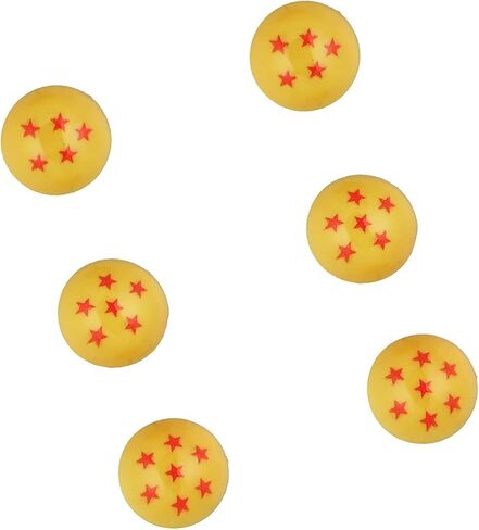 Dragon Ball Z Stud Earrings 7 Pairs Ball with Stars Design Anime Jewelry Stud Set in Kuwait