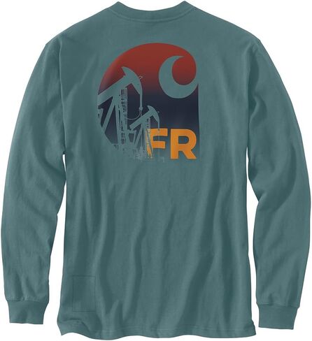 Carhartt Men's 107363 Flame-Resistant Force® Irvine Loose Long Sleeve O in Kuwait