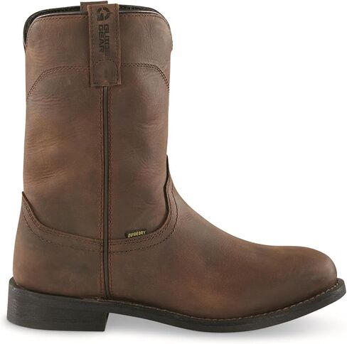 Guide Gear Men's 10" Western Wellington 2.0 Waterproof Boots; Cowboy Rodeo Work Boots Leather Waterproof Footwear in Saudi Arabia