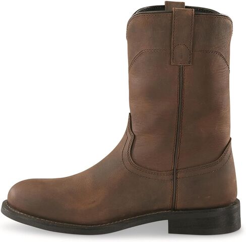 Guide Gear Men's 10" Western Wellington 2.0 Waterproof Boots; Cowboy Rodeo Work Boots Leather Waterproof Footwear in Saudi Arabia