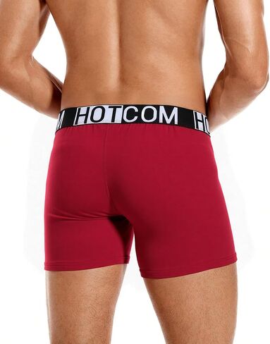 Men's Boxer Briefs,Boxer Briefs Mens Underwear Cotton Blend,Comfort Flex Waistband with Logo, Low Friction Support in Kuwait