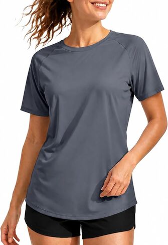 Cooling Shirts for Women Short Sleeve Tops UPF 50+ Sun Protection Quick Dry T Shirts Summer Casual Outdoor in Kuwait