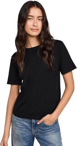 Rails Women's Cotton Cashmere Short Sleeve Crew Tee in Saudi Arabia
