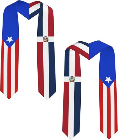 National Flag Graduation Stole, V-Shape Graduation Sash for Study Abroad International in Kuwait