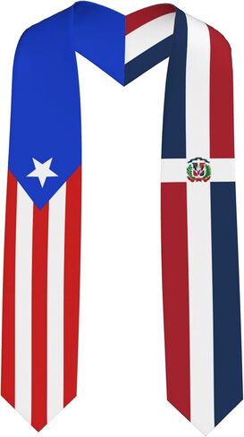National Flag Graduation Stole, V-Shape Graduation Sash for Study Abroad International in Kuwait