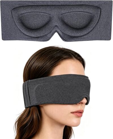 ALASKA BEAR Memory Foam Sleep Mask with 3D Molded Cups, a Contour Pillow for Your Eyes in Saudi Arabia