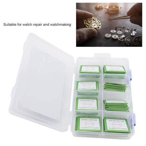 49pcs O Ring Watch Gaskets Replacement Kit Watch Washers Set Water Proof Repairing Tool for Sealing Hand Clock Back Cover (Red) in Kuwait