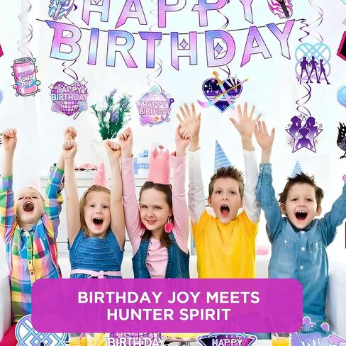 AICase For KPop Happy Birthday Party Banner Decorations,K pop Merch Toys Gifts for Birthday Cake Topper Party Banners,Cartoon Themed Birthday Supplies Party favors Decorations for Girls in Saudi Arabia