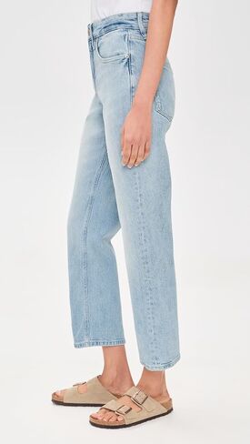 Good American Women's Good Icon Straight Ankle Jeans, Indigo1137, 12 in Kuwait
