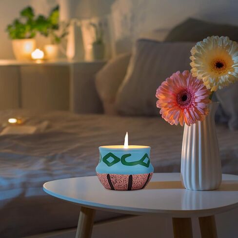 2 Pack Citronella Candles in Coarse Pottery Container, Natural Soy Wax Candle Outdoor and Indoor in Saudi Arabia