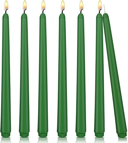 7 Pack 10 Inch Pink Taper Candles – Unscented, Dripless, Smokeless Candlesticks for Dinners, Christmas, Weddings, Parties, Holidays, Religious Events, Home Decor – Long Burning Dinner Candles in Kuwait