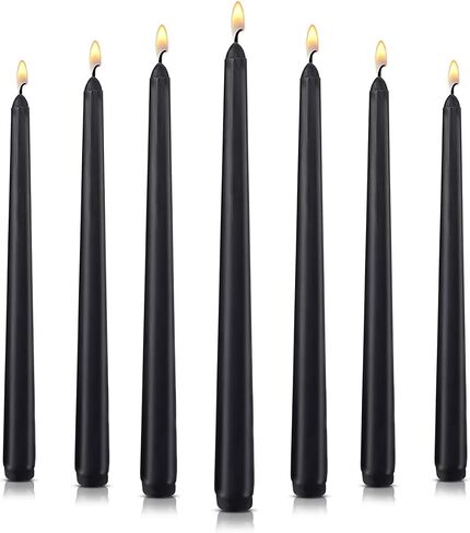 7 Pack 10 Inch Pink Taper Candles – Unscented, Dripless, Smokeless Candlesticks for Dinners, Christmas, Weddings, Parties, Holidays, Religious Events, Home Decor – Long Burning Dinner Candles in Kuwait