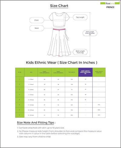 kaatru Thana Girls Pavadai Set D100 - Lehenga Choli - Orange & Violet in Saudi Arabia