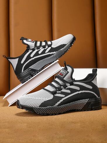 Men's Fashion Casual Shoes Grey in Kuwait