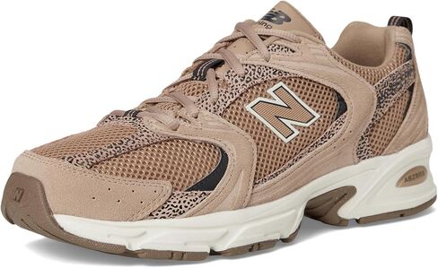 New Balance Unisex 530 Flat Taupe/Black Cement Men 5,Women 6.5 Medium in Saudi Arabia