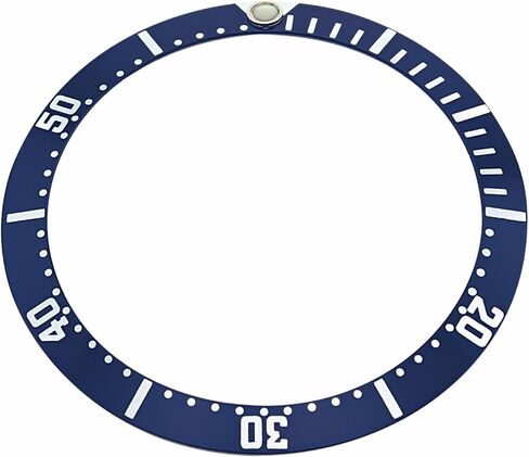 Ewatchparts Bezel Insert Compatible With Vintage Omega Seamaster Watch 38mm x 32mm Blue in Saudi Arabia