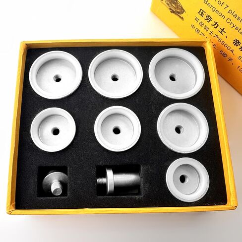 Watch Bezel Press Dies For Rolex Tudor Crystal Press 5500A 5500C Watch Repair Tool external diameter 27 29 30 34 37 38 39.5 mm in Saudi Arabia