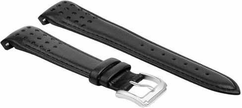 حزام ساعة Ewatchparts مصنوع من الجلد بطرف منحني 21 ملم متوافق مع سيتيزن ايكو درايف بروماستر باللون الأسود in Kuwait