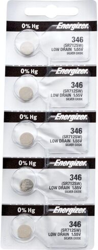 346Tz 0% Mercury Low Drain Energizer Watch Battery 5 Pack in Saudi Arabia