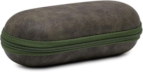 Watch Box hard case, vintage design, gray, khaki green travel protection box in Kuwait