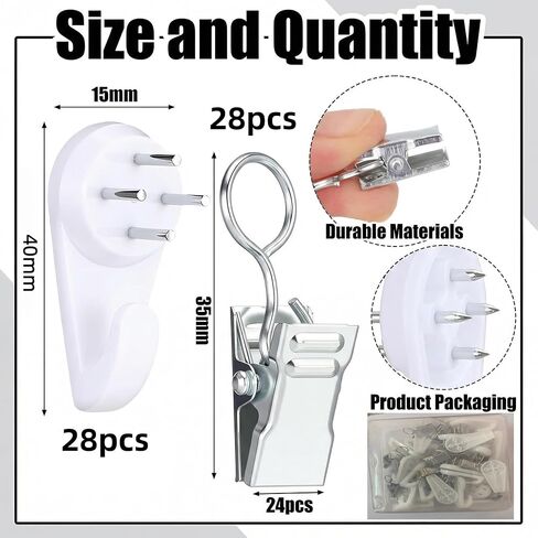 FLZHBFC 1.2 Inch Tapestry Hangers Wall Hanging, Quilt Hanger for Wall for Display, for Hangings Rugs Tapestry Carpets Display 28PCS in Saudi Arabia