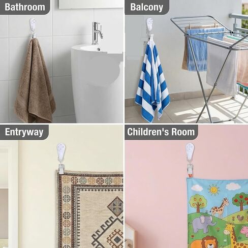 FLZHBFC 1.2 Inch Tapestry Hangers Wall Hanging, Quilt Hanger for Wall for Display, for Hangings Rugs Tapestry Carpets Display 28PCS in Saudi Arabia