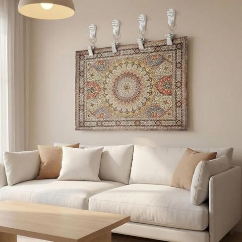 FLZHBFC 1.2 Inch Tapestry Hangers Wall Hanging, Quilt Hanger for Wall for Display, for Hangings Rugs Tapestry Carpets Display 28PCS in Saudi Arabia